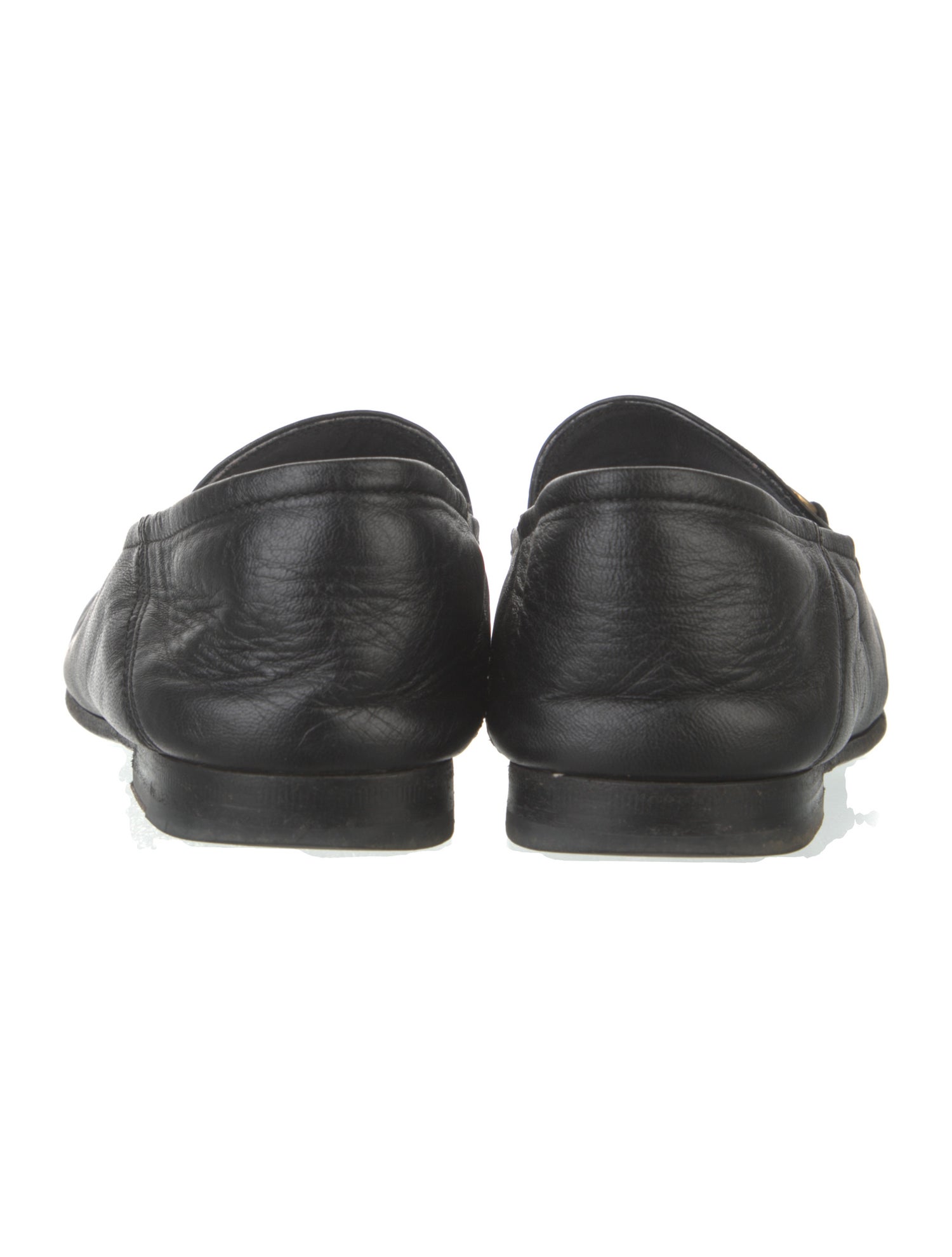 Gucci Horsebit Accent Leather Loafers